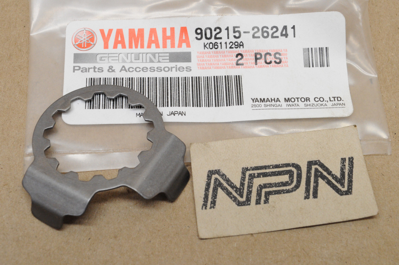 NOS Yamaha FJ1100 FJ1200 XV1600 FZS1000 YZFR1 Lock Washer 90215-26241