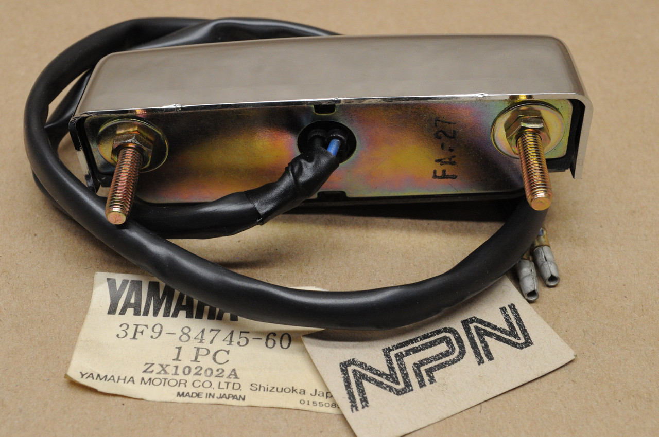 NOS Yamaha XS1100 XS650 XS400 FZX700 YX600 XV920 License Plate