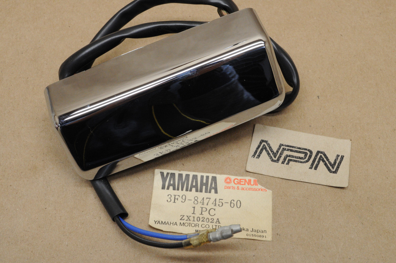 NOS Yamaha XS1100 XS650 XS400 FZX700 YX600 XV920 License Plate