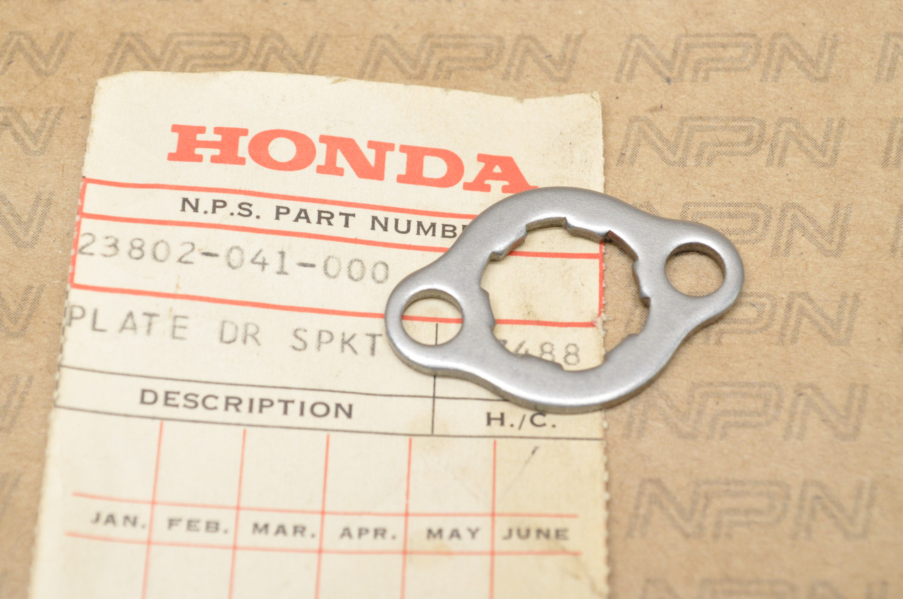 NOS Honda 1968-69 Z50 A Drive Sprocket Fixing Plate 23802-041-000
