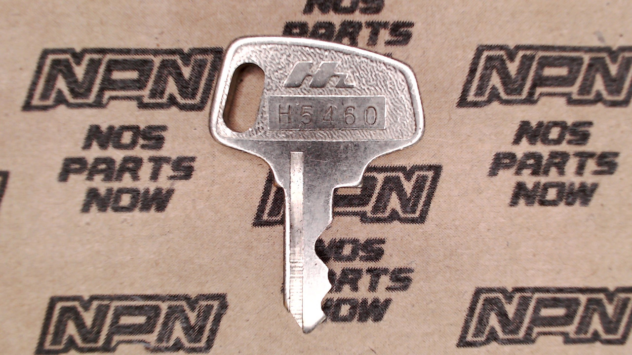 NOS Honda OEM Ignition Switch & Lock Key Single Groove H5460