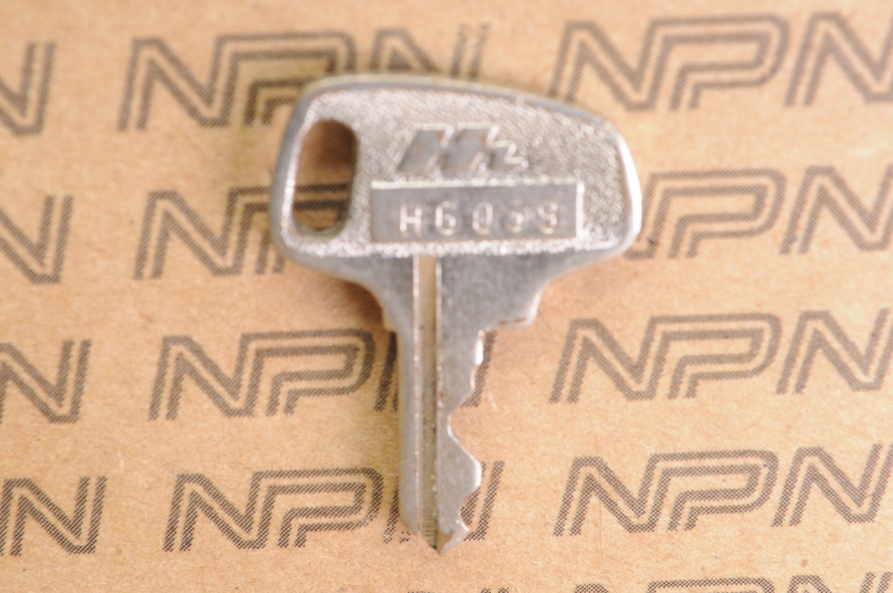 NOS Honda OEM Ignition Lock & Switch Key Single Groove H6039