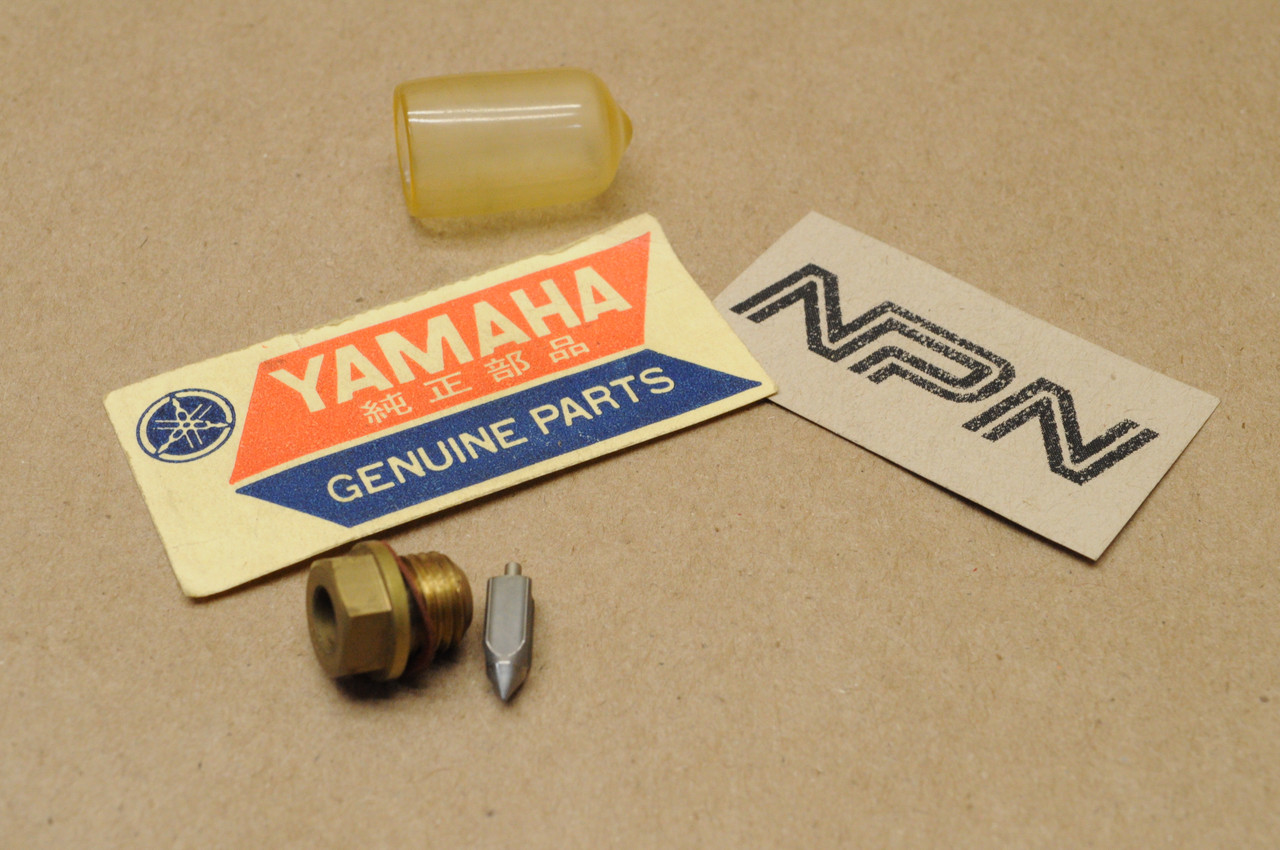 NOS Yamaha AT1 DT400 MX175 RD350 XS1 YZ80 Needle Float Valve Set 23L-14107-25