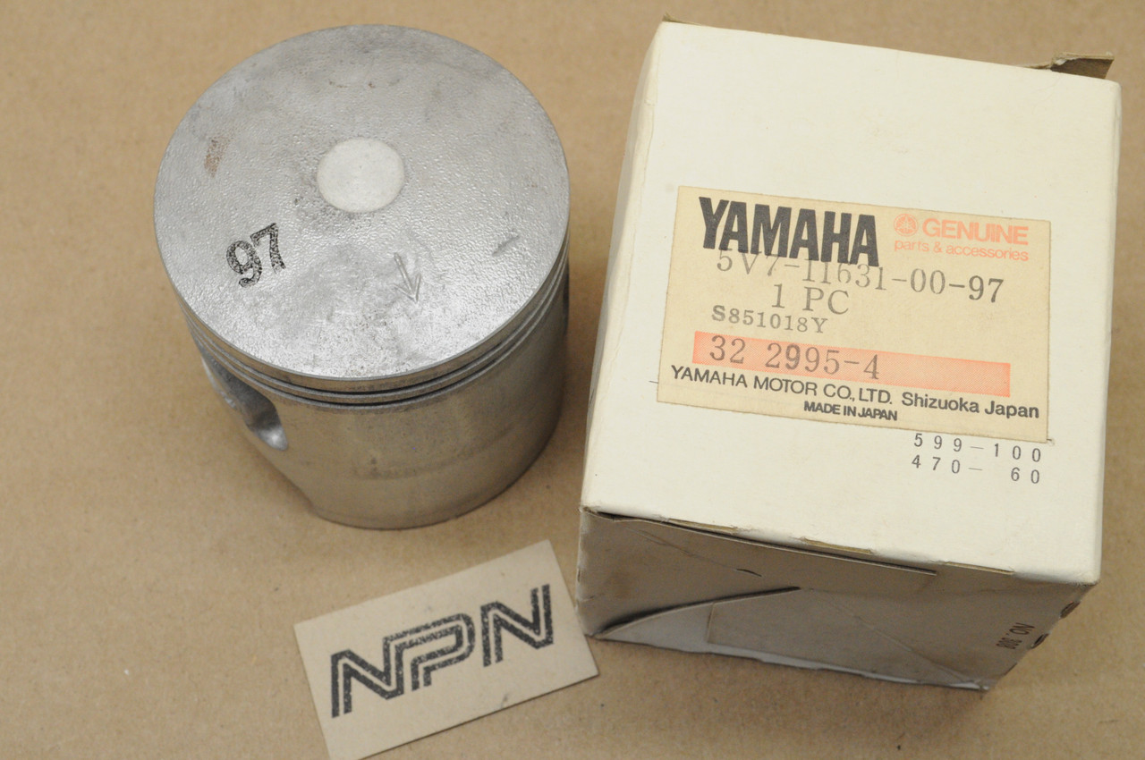 NOS Yamaha 1982 YT175 Standard Piston 5V7-11631-00-97 - NOS Parts NOW