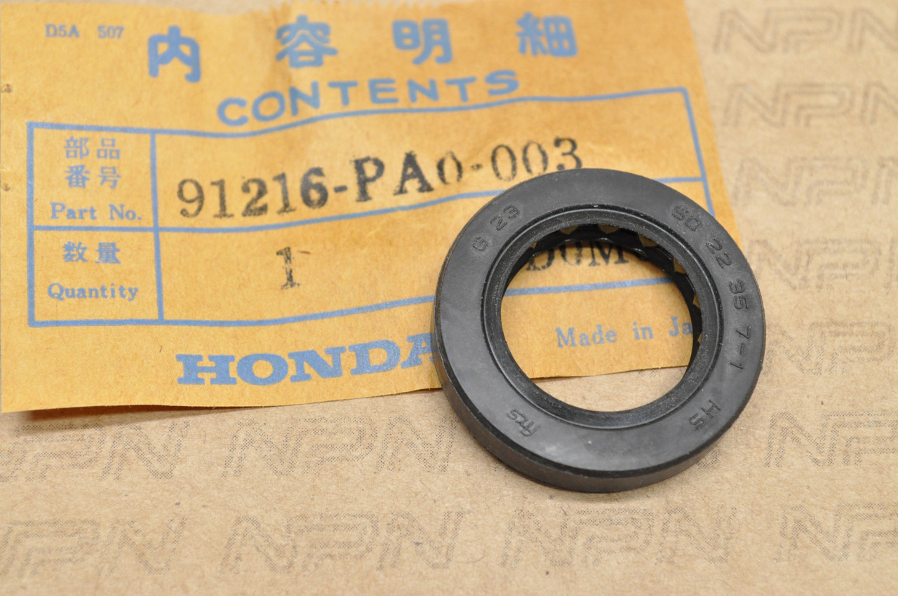 NOS Honda ATC90 K3-1978 1979-82 CBX 1985-86 GL1200 Oil Seal 22x35x7 91216-PA0-003