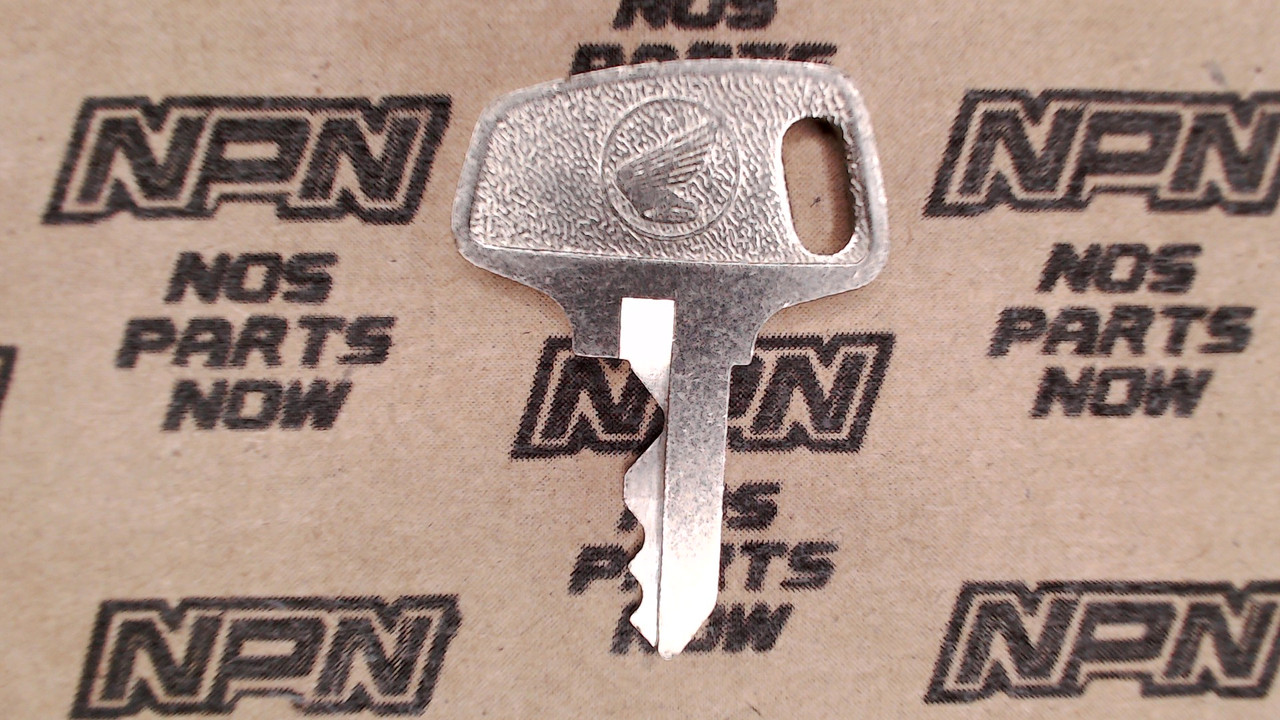 NOS Honda OEM Ignition Lock & Switch Key Single Groove H5506