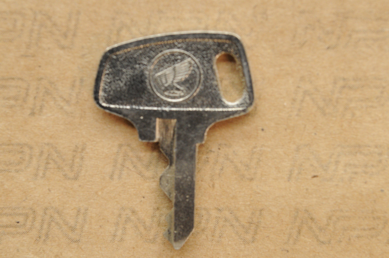 NOS Honda OEM Ignition Switch & Lock Key Single Groove H6306