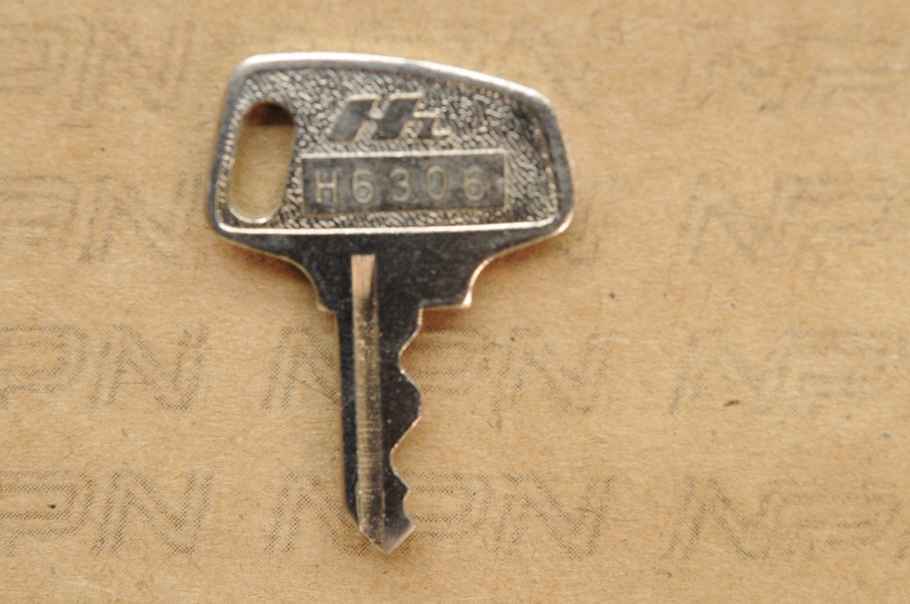 NOS Honda OEM Ignition Switch & Lock Key Single Groove H6306