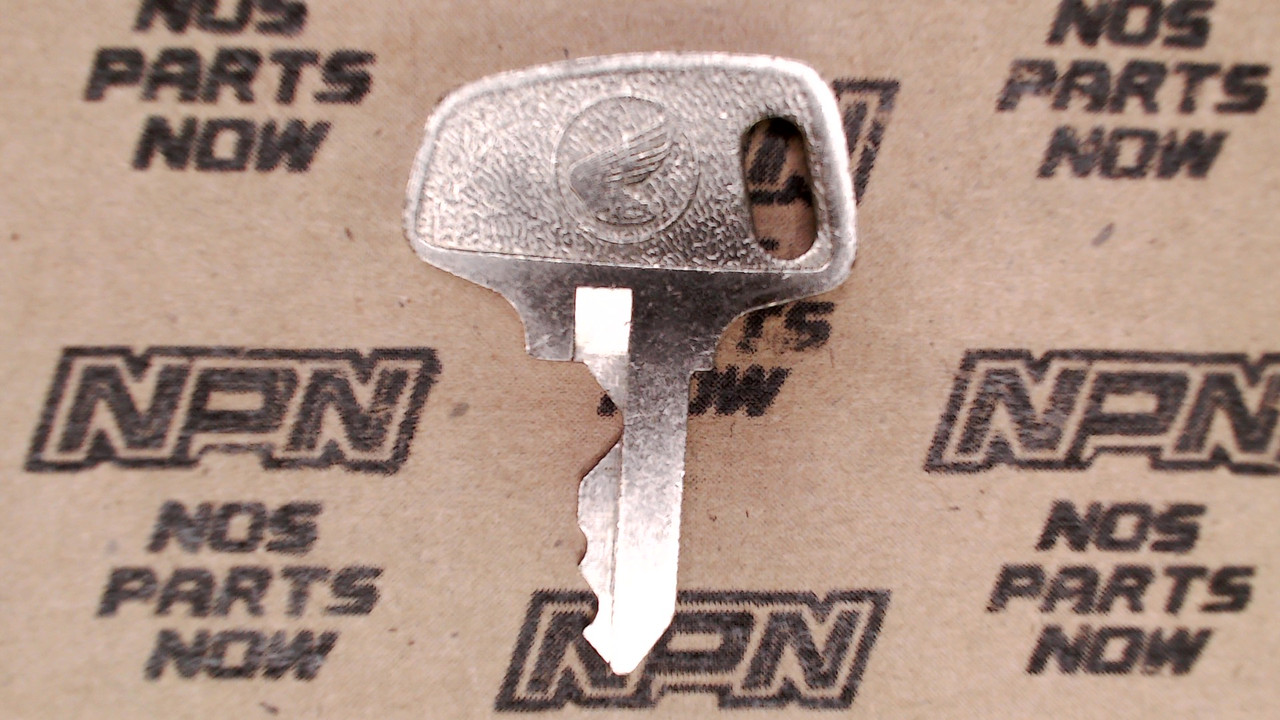 NOS Honda OEM Ignition Lock & Switch Key Single Groove H5406