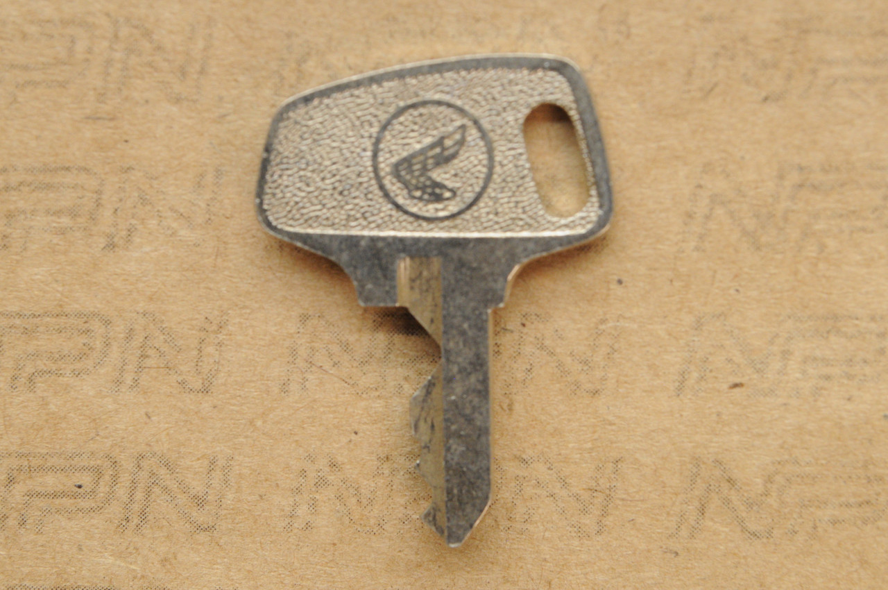 NOS Honda OEM Ignition Lock & Switch Key Single Groove H5406