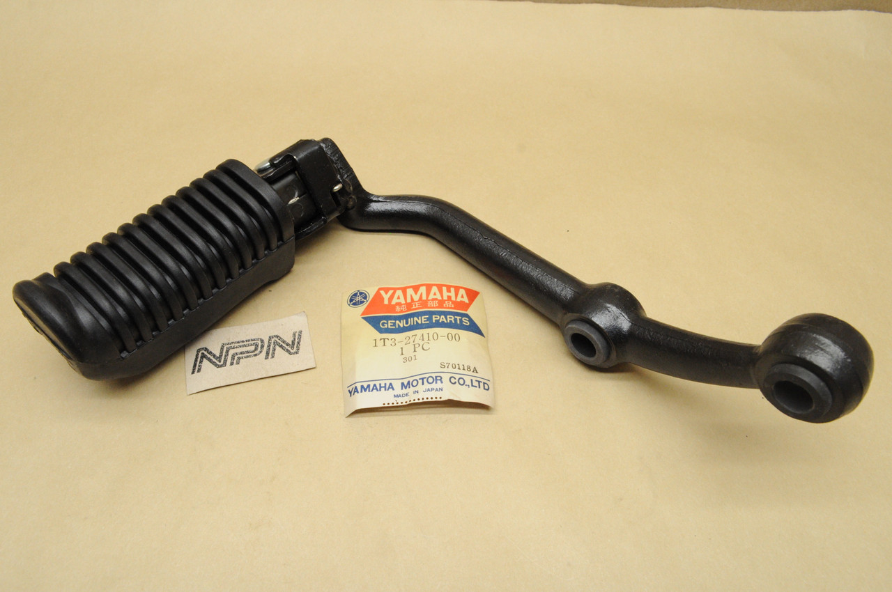 NOS Yamaha 1975-81 XS650 1974 TX650 Left Front Foot Rest Assembly 1T3-27410-00