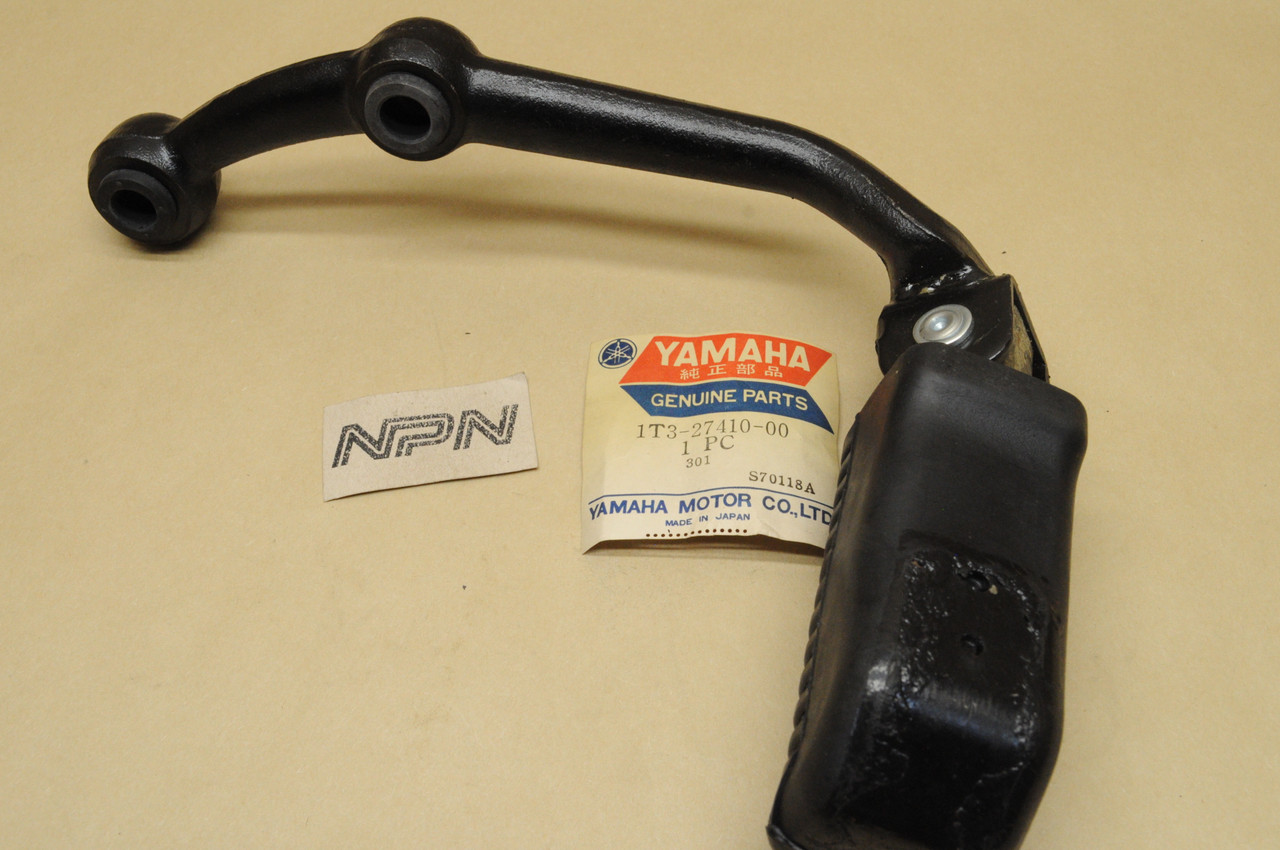 NOS Yamaha 1975-81 XS650 1974 TX650 Left Front Foot Rest Assembly 1T3-27410-00