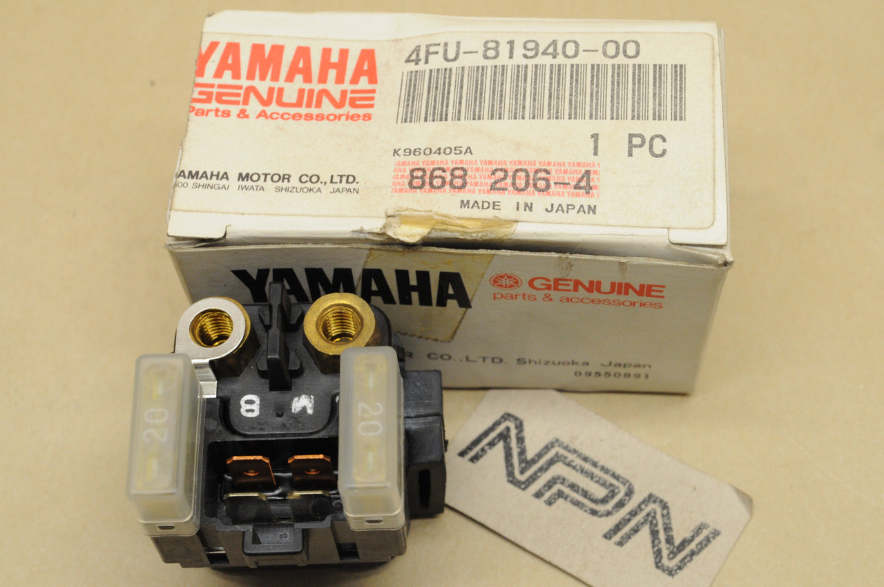 NOS Yamaha 1995-96 VX500 1995-96 VX600 Starter Relay Assembly 4FU-81940-00