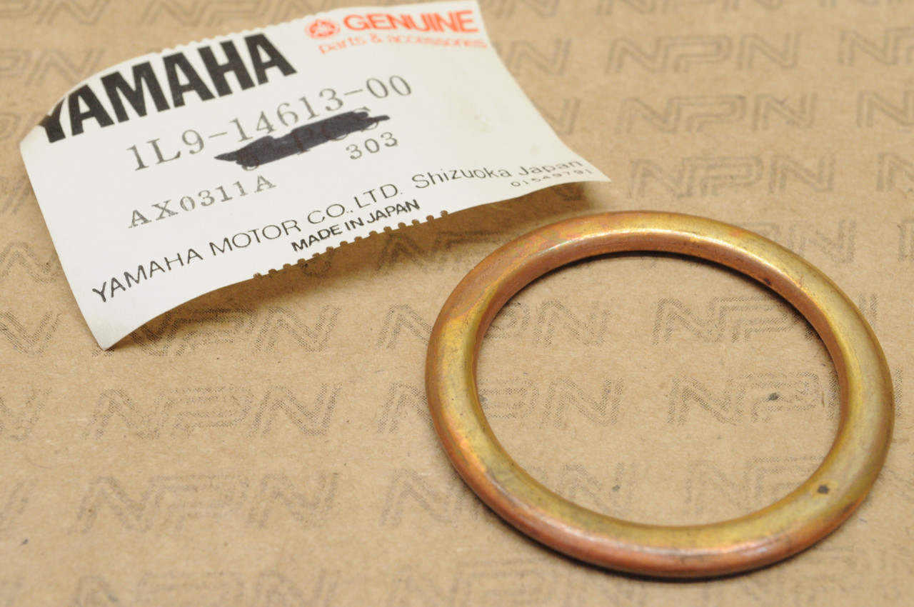 NOS Yamaha 1976-77 XS360 1977-81 XS400 Exhaust Muffler Pipe Gasket 1L9-14613-00