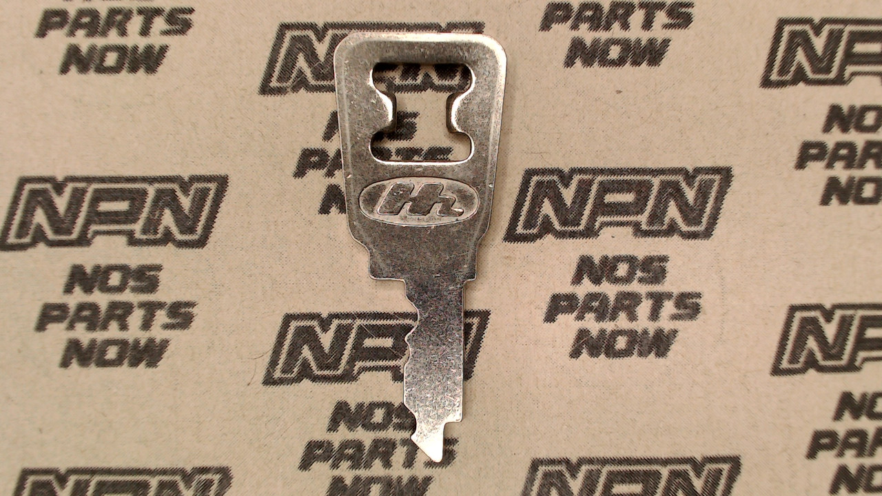 NOS Honda OEM Ignition Switch & Lock Key Ward Cut Double Groove H8078