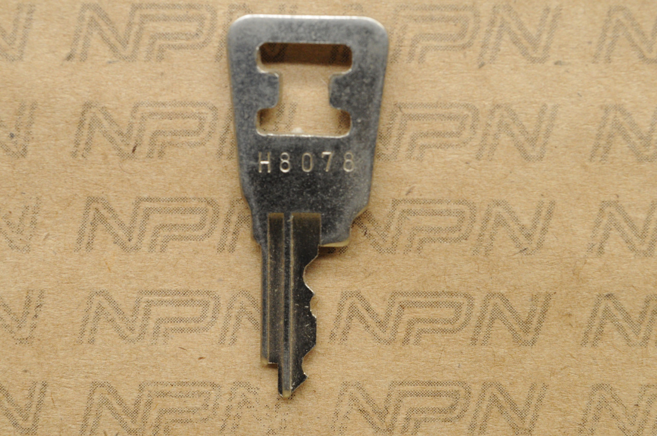 Honda OEM Ignition Switch & Lock Key Ward Cut Double Groove H8078