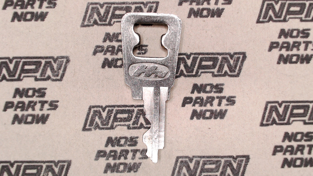 NOS Honda OEM Ignition Switch & Lock Key Ward Cut Double Groove Back H5064