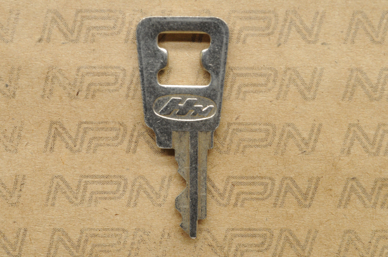 NOS Honda OEM Ignition Switch & Lock Key Ward Cut Double Groove Back H5064