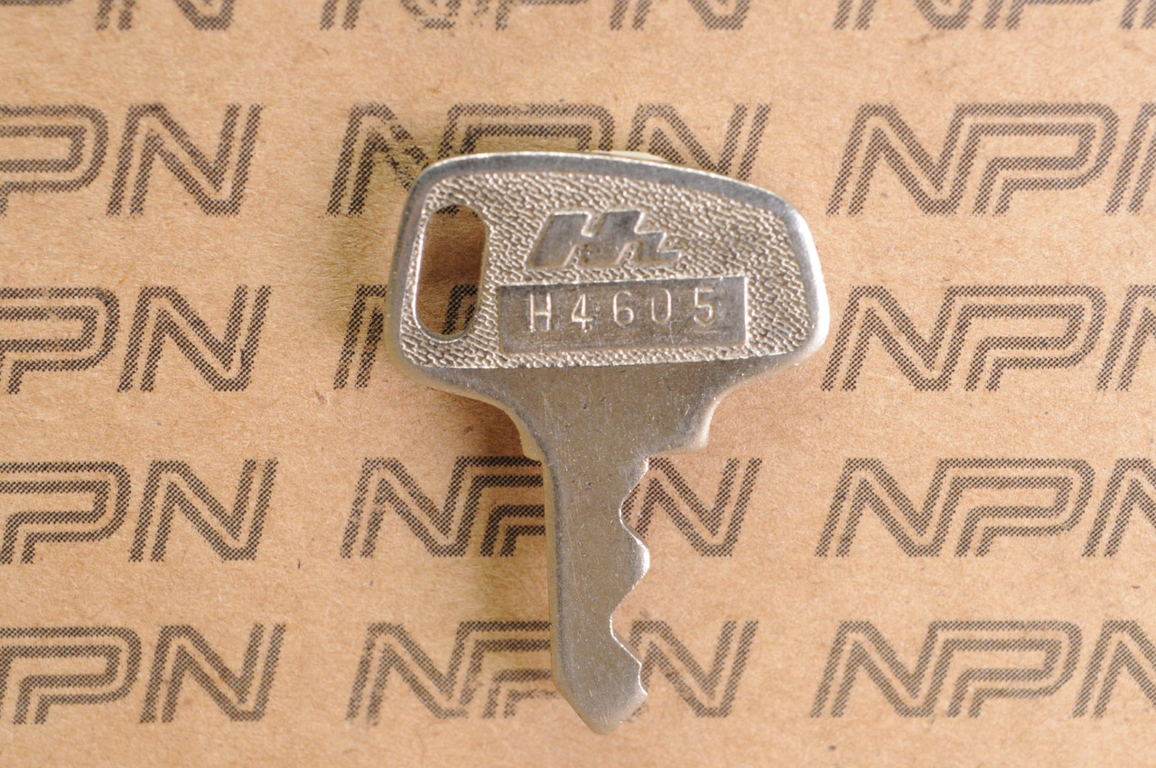 NOS Honda OEM Ignition Lock & Switch Key Double Groove H4605