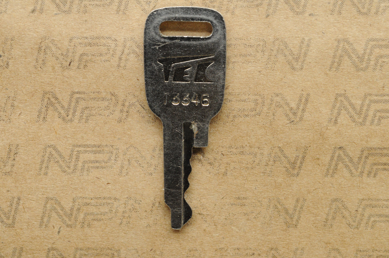 NOS Honda OEM Ignition Switch & Lock Key Ward Cut Double Groove T3346