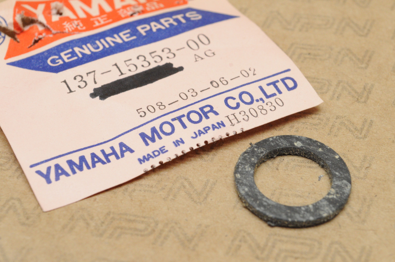 NOS Yamaha TS1 YDS3 YM1 Drain Plug Gasket 137-15353-00