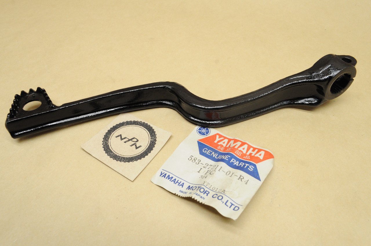 NOS Yamaha 1976-77 TT500 1977-81 XT500 Rear Brake Pedal 583-27211-01-R4 ...