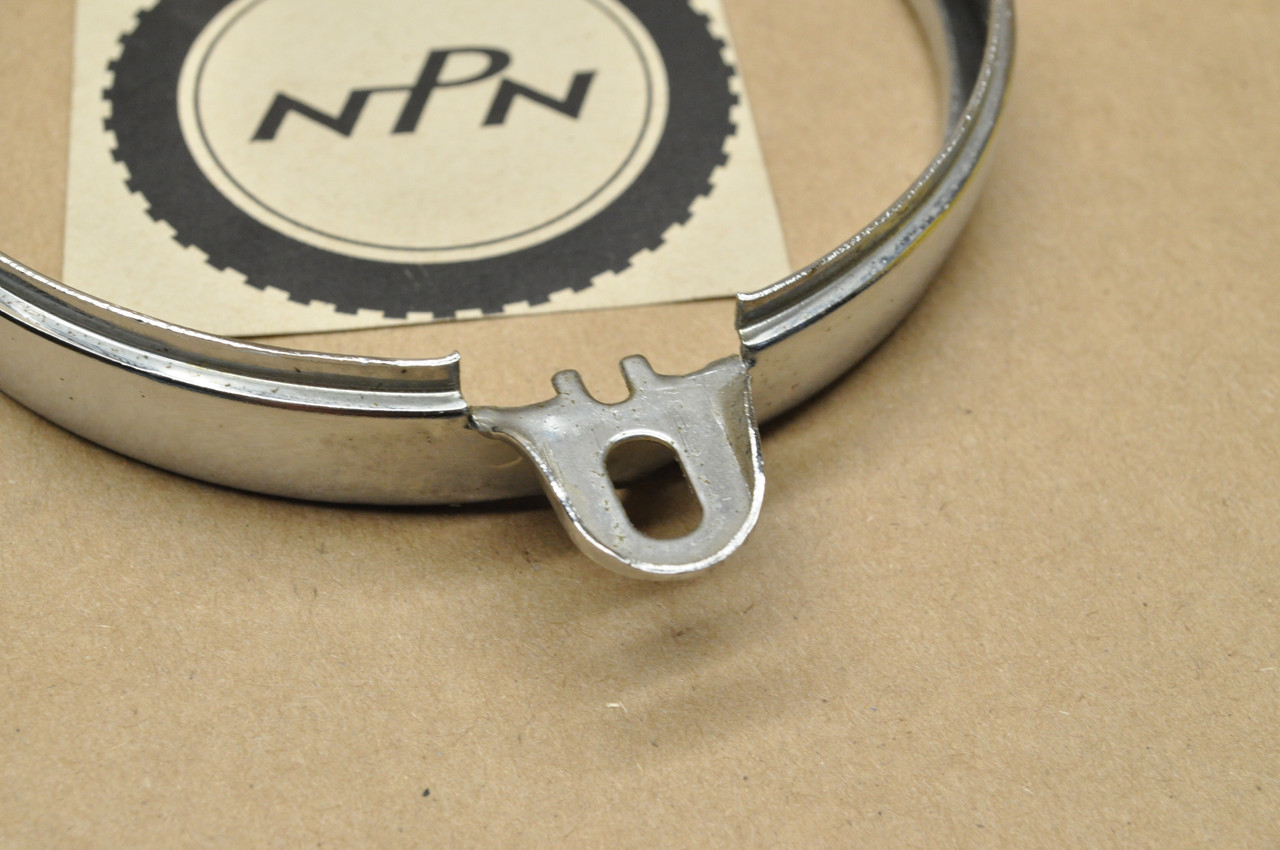 NOS Honda C100 C102 C110 C105 T S65 Head Light Bezel Rim Ring 33101-005 ...