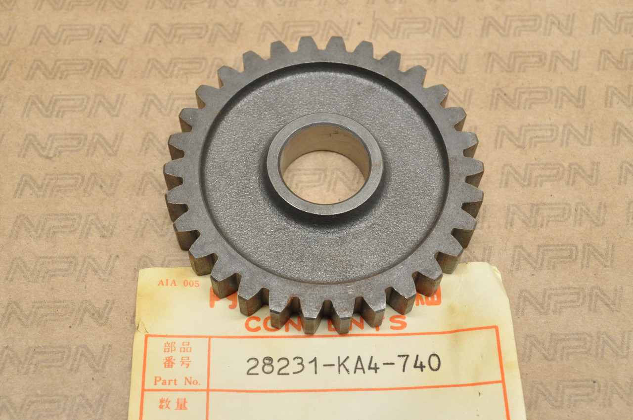 NOS Honda 1984-85 CR250 R Kick Start Starter Idle Gear 28231-KA4-740