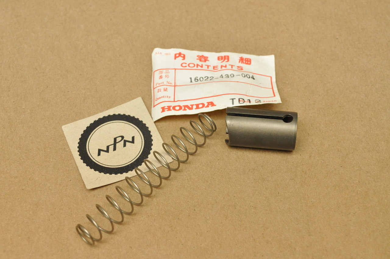 NOS Honda ATC185 ATC200 XL100 XR100 Throttle Valve Slide Spring Set