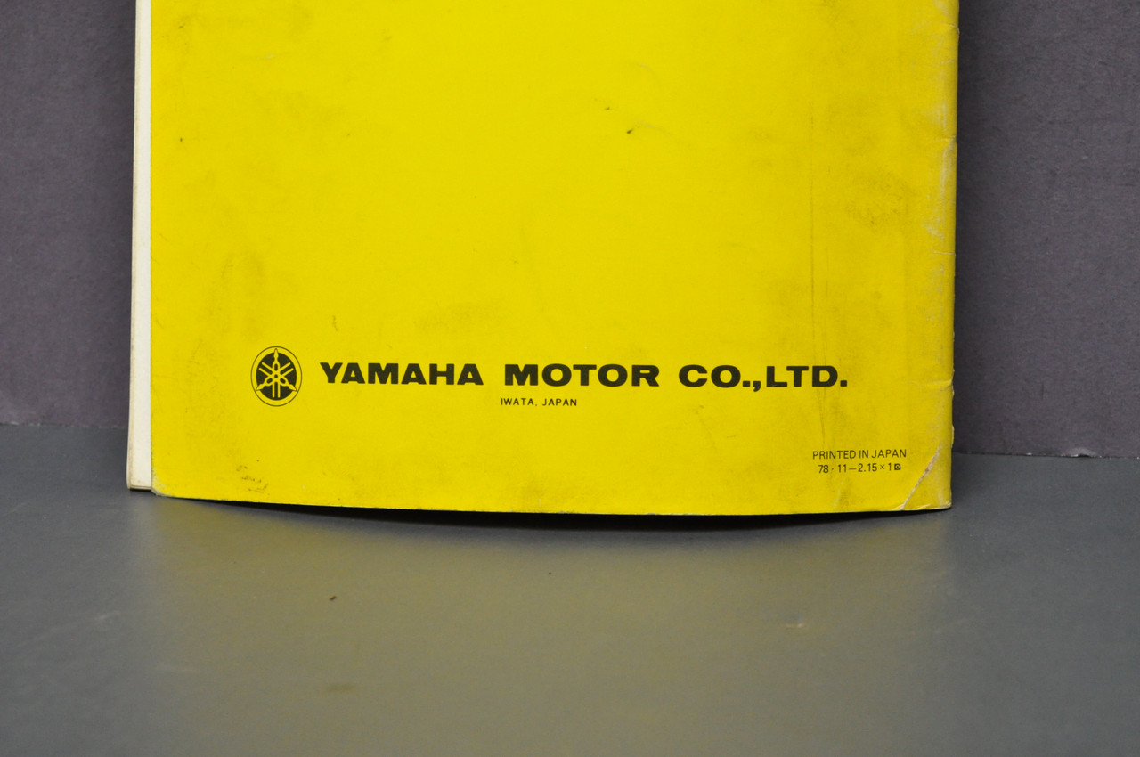 Vintage 1979 Yamaha DT250 F Shop Service Manual