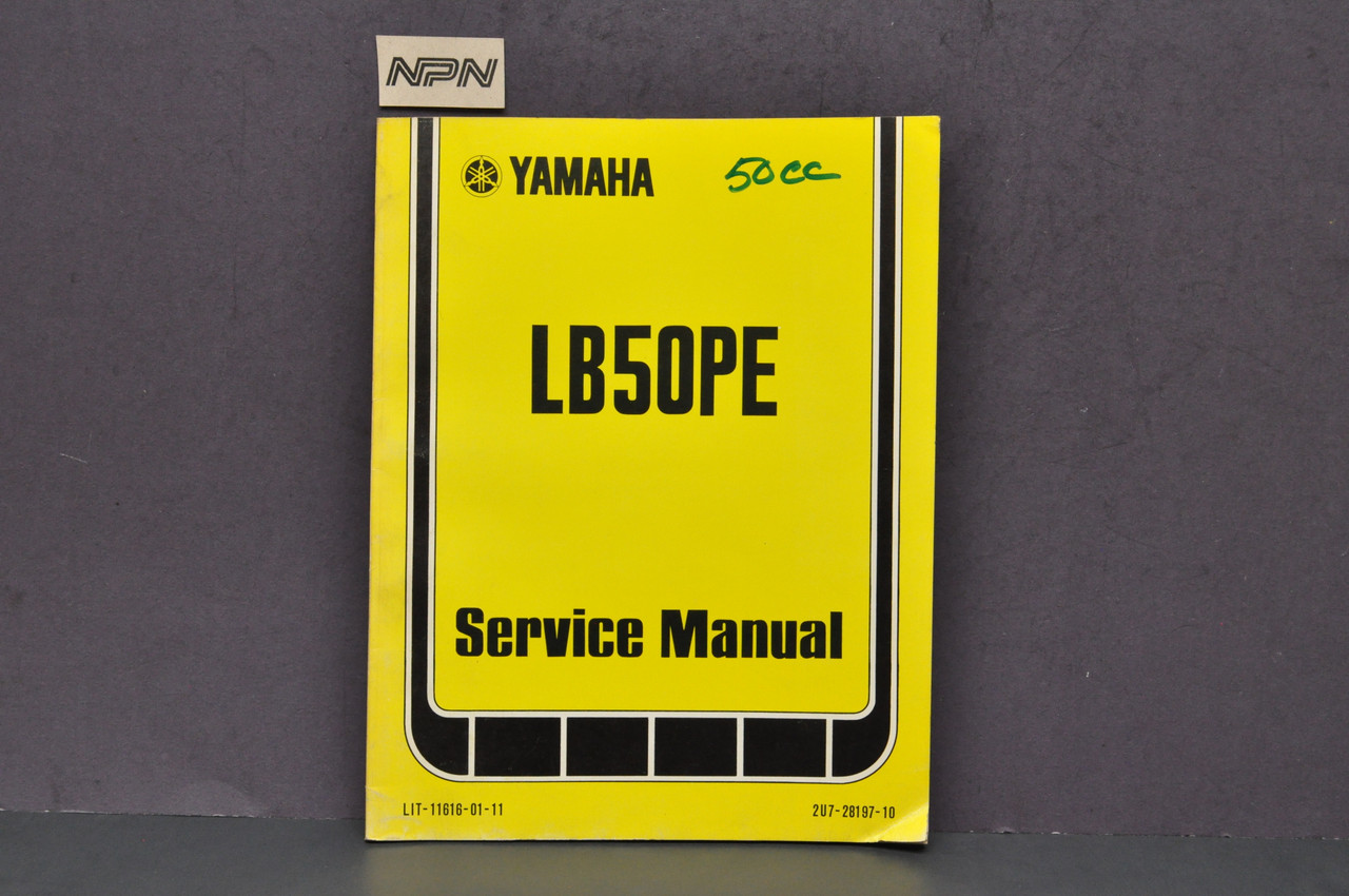 Vintage 1978 Yamaha LB50 PE Shop Service Manual