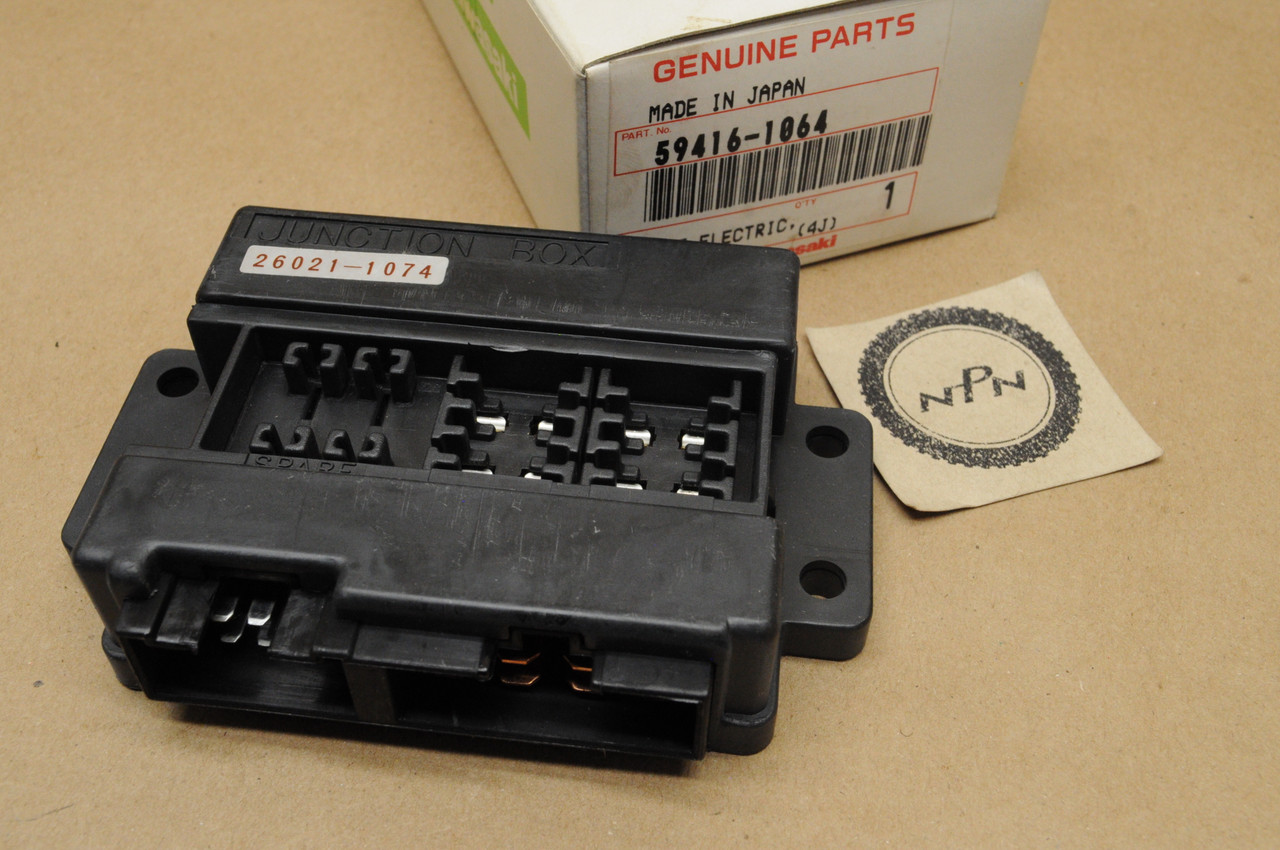 NOS Kawasaki 1987-90 ZX750 NINJA Ignition Junction Fuse Box 59416-1064