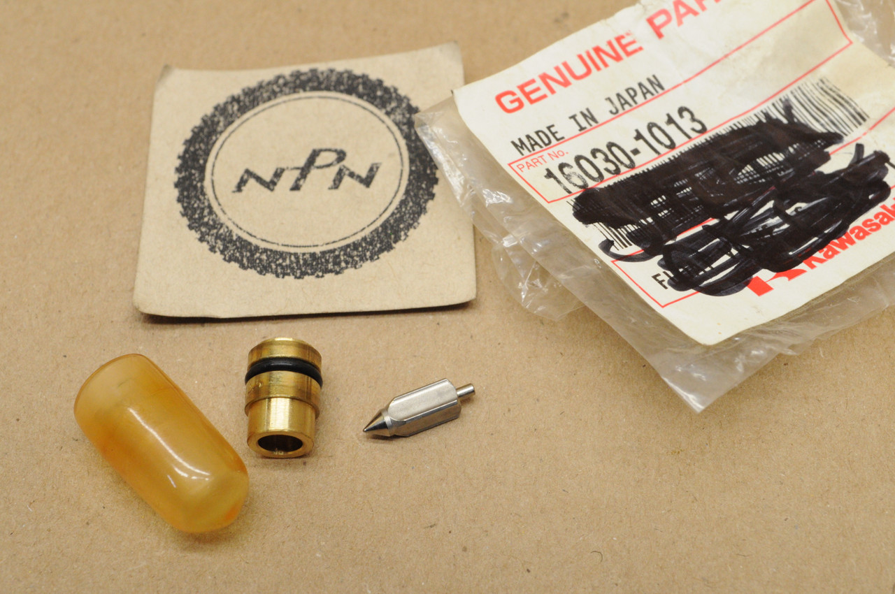 NOS Kawasaki 1979-87 KX80 Carburetor Float Valve #2.5 16030-1013