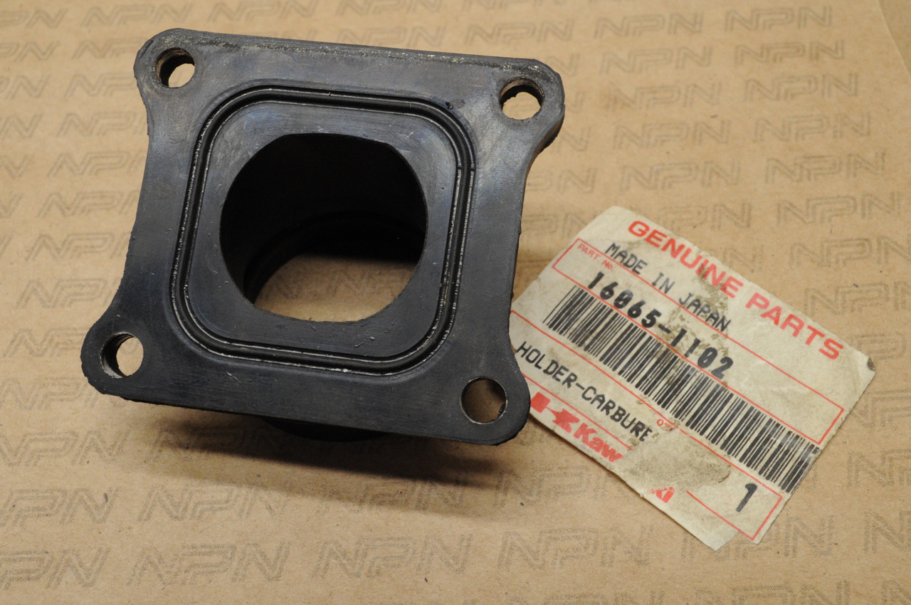 NOS Kawasaki 1984-85 KX80 Intake Manifold Carburetor Holder 16065