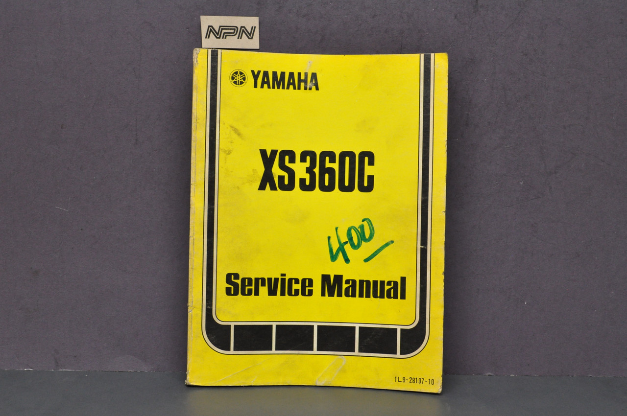 Vintage 1976 Yamaha XS360 C Shop Service Manual