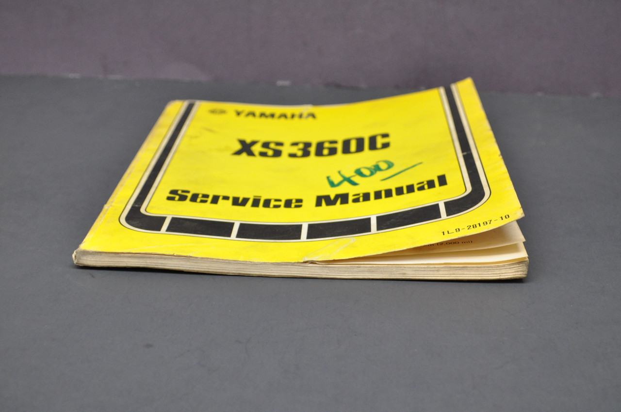 Vintage 1976 Yamaha XS360 C Shop Service Manual