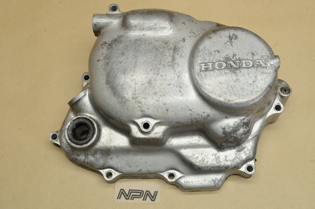 Vintage Used OEM Honda XR75 K0-76 Right Crank Cover Clutch Cover