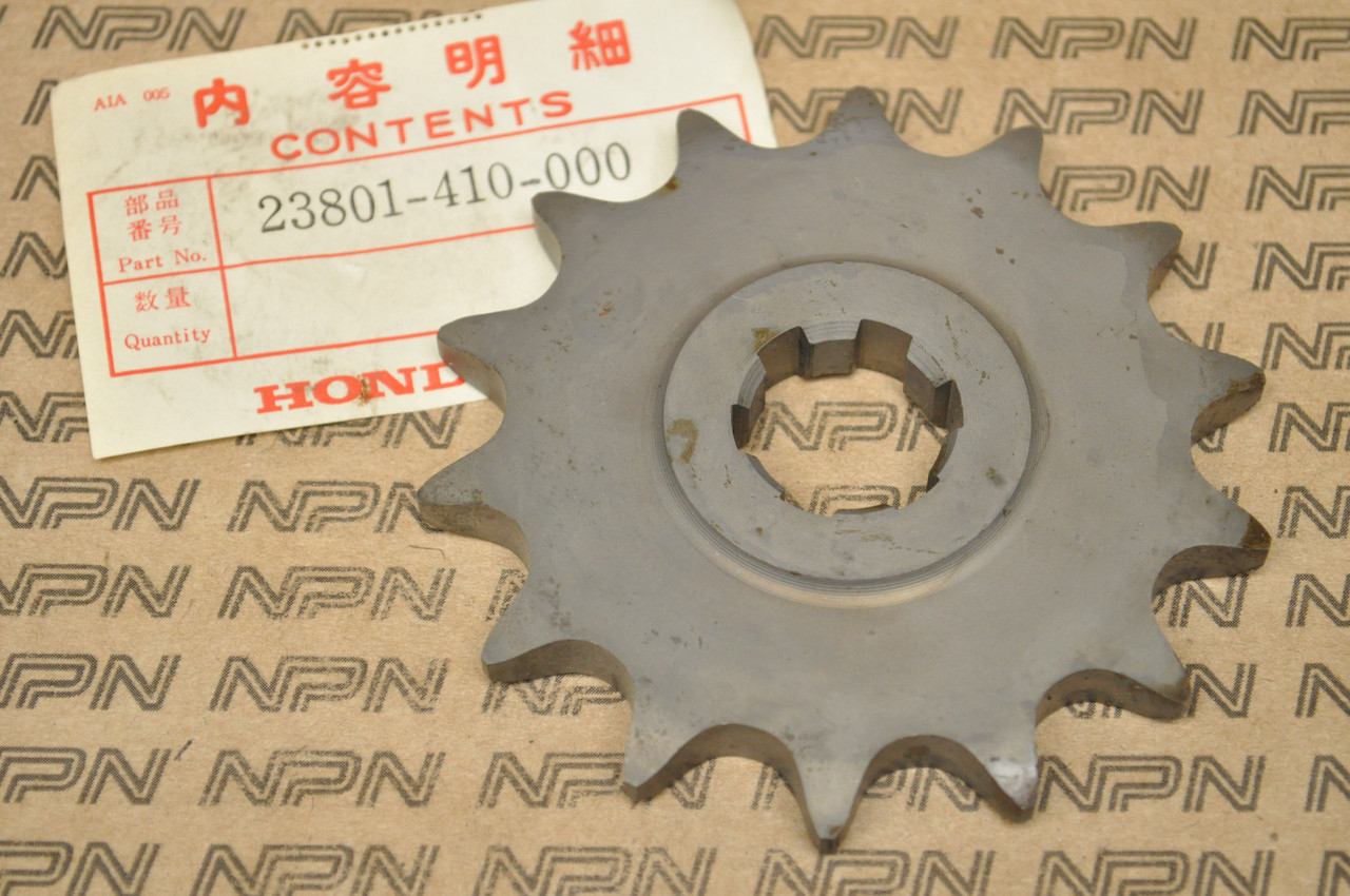 NOS Honda 1977-78 CB750 F Front Drive Chain Sprocket 14T 23801-410-000