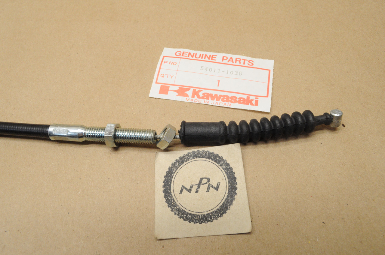 NOS Kawasaki 1979-88 KX80 Clutch Cable Assembly 54011-1035