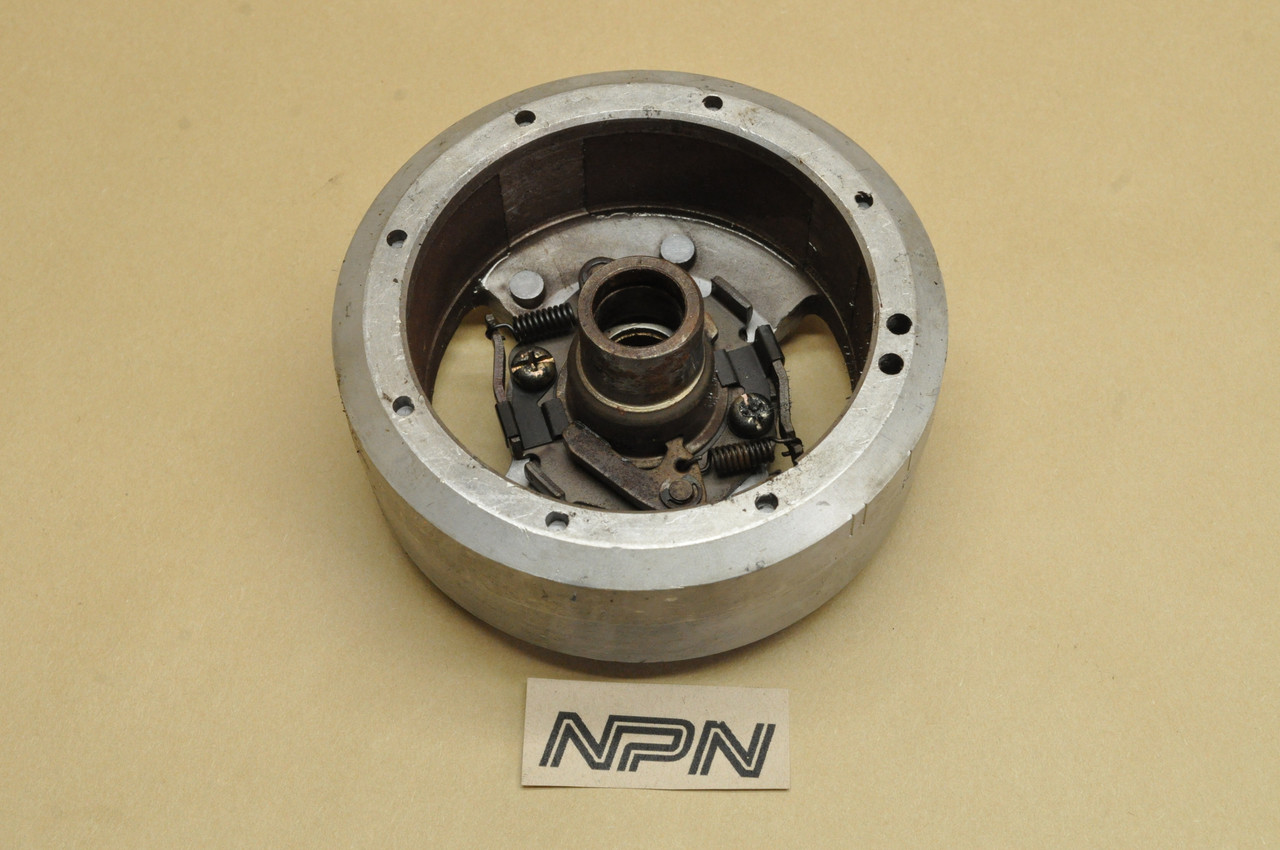 Vtg Used OEM Honda XR75 K076 Stator Rotor Flywheel Spark Advancer