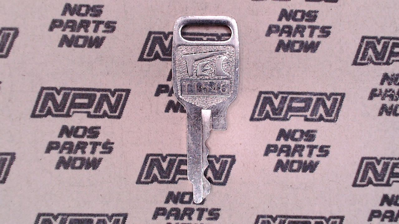 NOS Honda Lock Key & Ignition Switch Ward Cut Single Groove T1546
