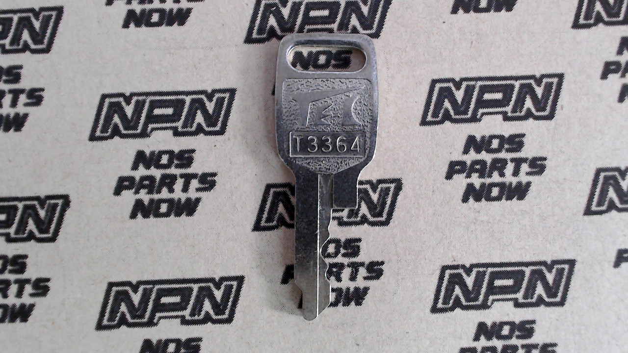 NOS Honda Lock Key & Ignition Switch Ward Cut Single Groove T3364