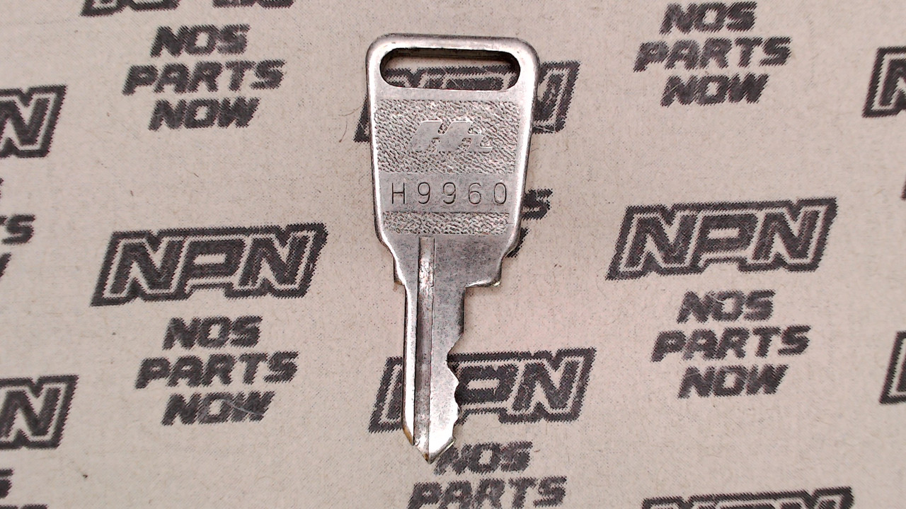NOS Honda Lock Key & Ignition Switch Single Groove H9960