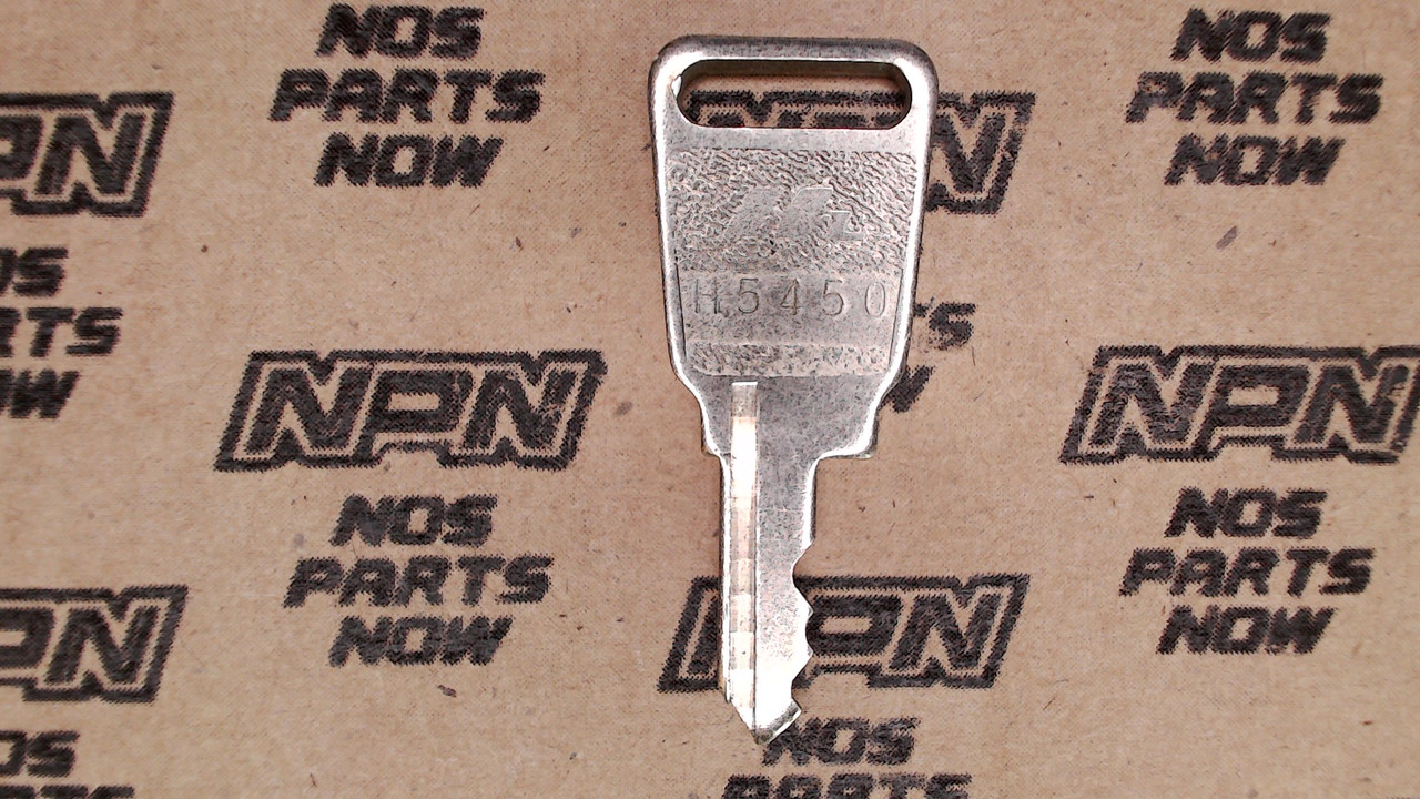 NOS Honda Lock Key & Ignition Switch Single Groove H5450