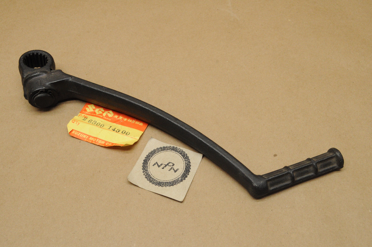 NOS Suzuki 1981-83 RM250 Kick Start Starter Lever Pedal Arm 26300-14300