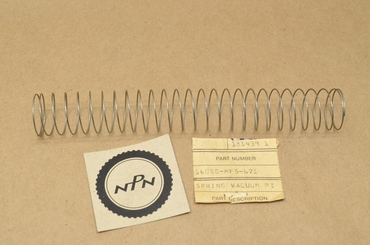 NOS Honda 1984-86 VT500 C 1984 VT500 FT Vacuum Piston Spring 16050-MF5-671