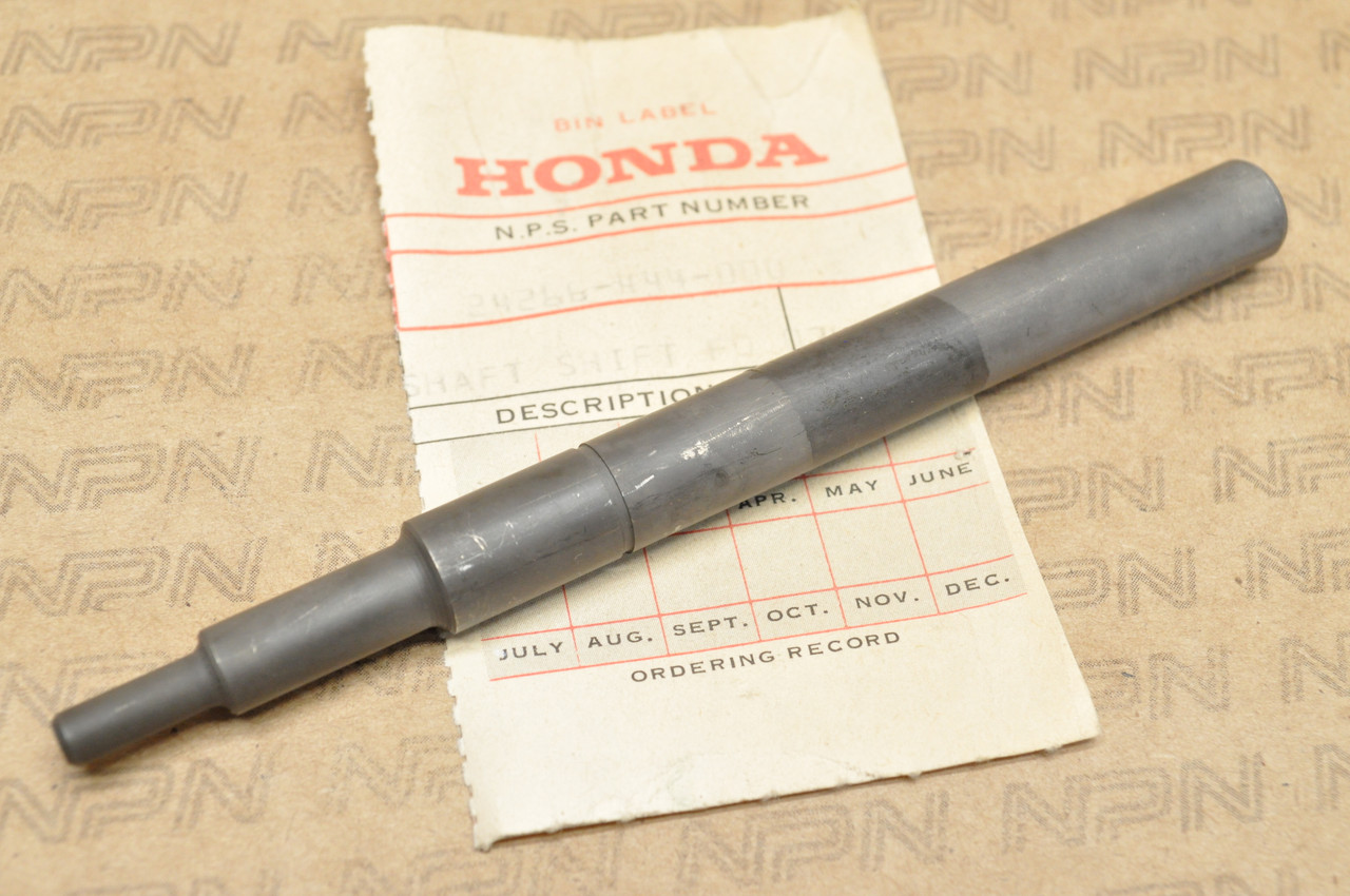 NOS Honda 1979-82 CR125 R Elsinore Gear Shift Fork Shaft Rod 24266-444-000