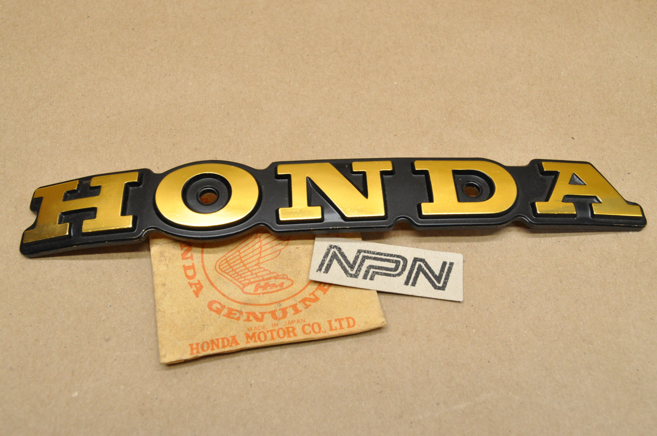 NOS Honda 1979-82 CB750 K 1979 CB750L Left Fuel Tank Badge