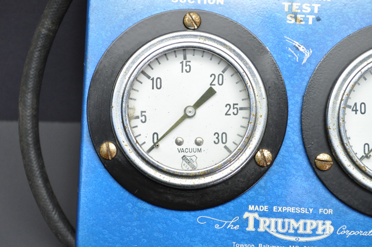 Vtg Triumph Lubrication System Test Set Motorcycle Tool Dunleer GT703