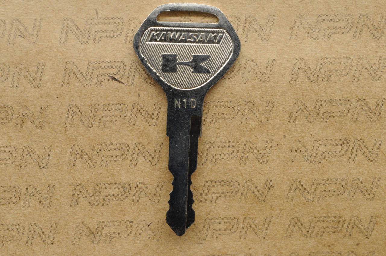 NOS Kawasaki Ignition Switch & Lock Key #N10